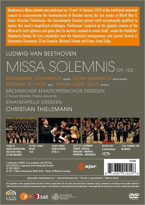Christian Thielemann/Staatskapelle Dresden: Beethoven - Missa Solemnis