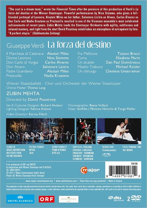 La Forza del Destino [2 Discs]
