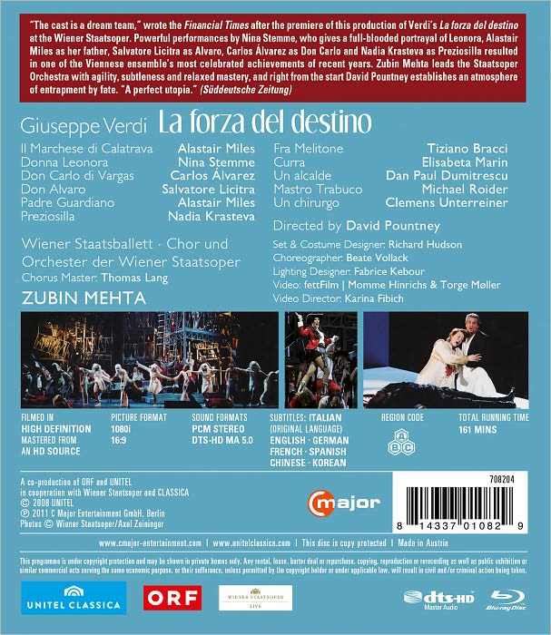 La Forza del Destino [Blu-ray]