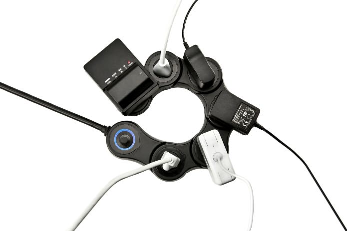 Quirky Pivot Power Strip Surge Protector - Black