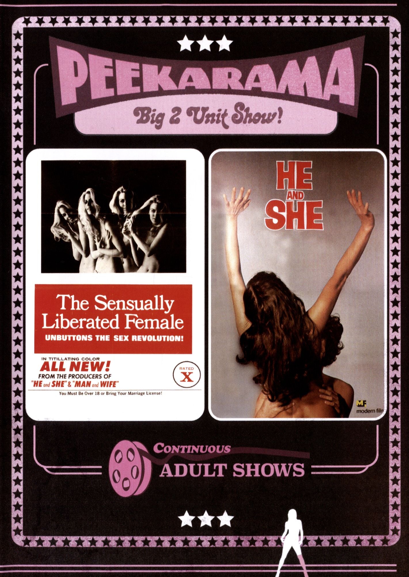 Peekarama: The Sensually Liberated Female/he And She