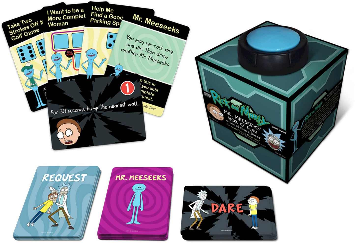 Mr Meeseeks Rick and Morty Dice Dares