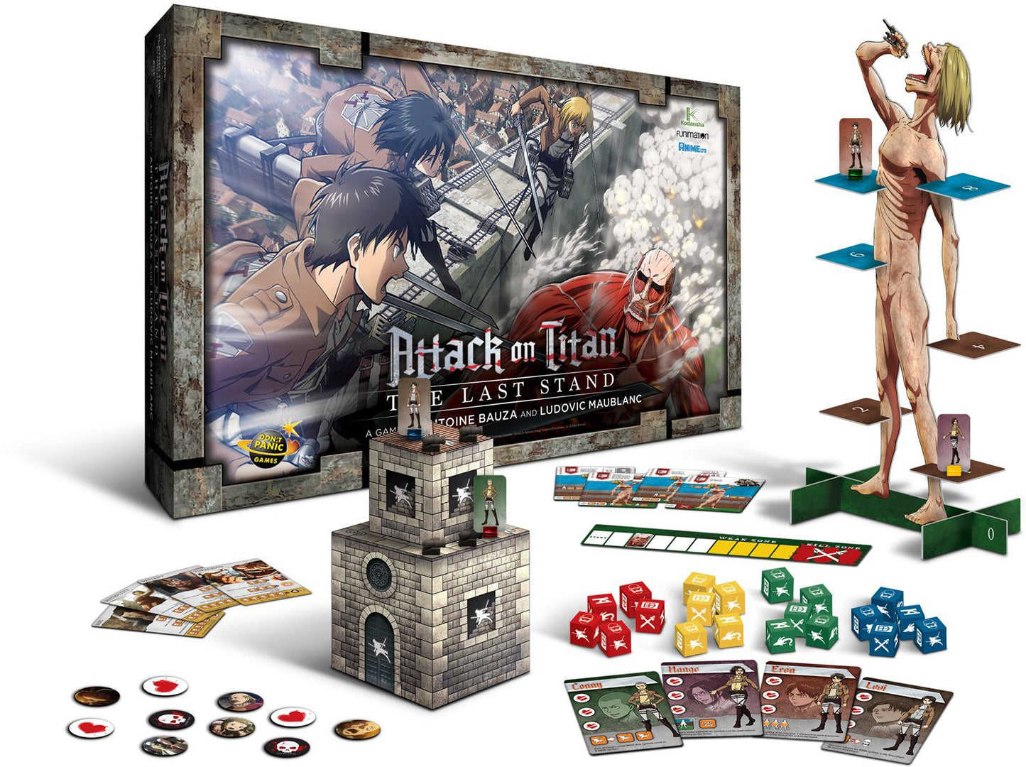 Attack on Titan Tactical Board Game