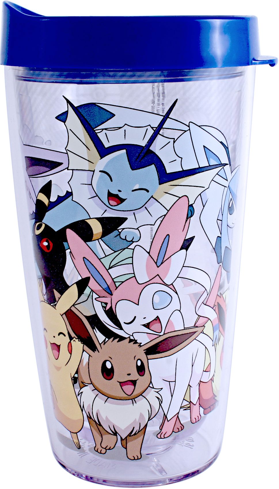 Pokemon Group 16oz. Tumbler with blue top