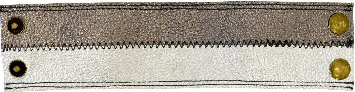 Nursing Scarf with Leather Cuff Black