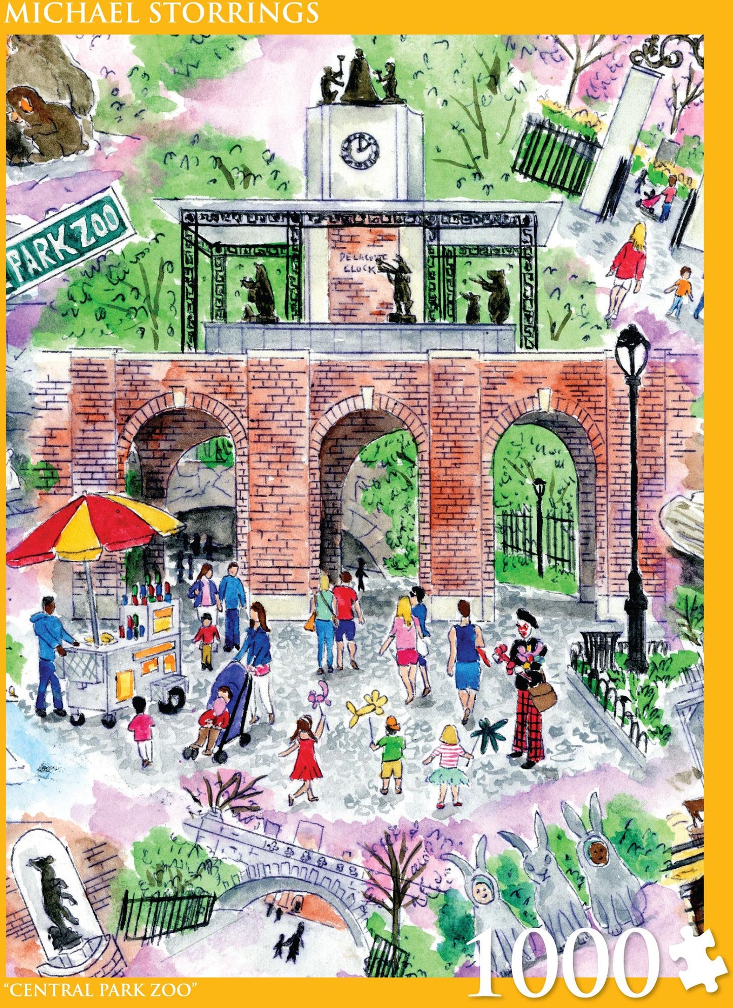 1000 Piece Puzzle Central Park Zoo Michael Storrings