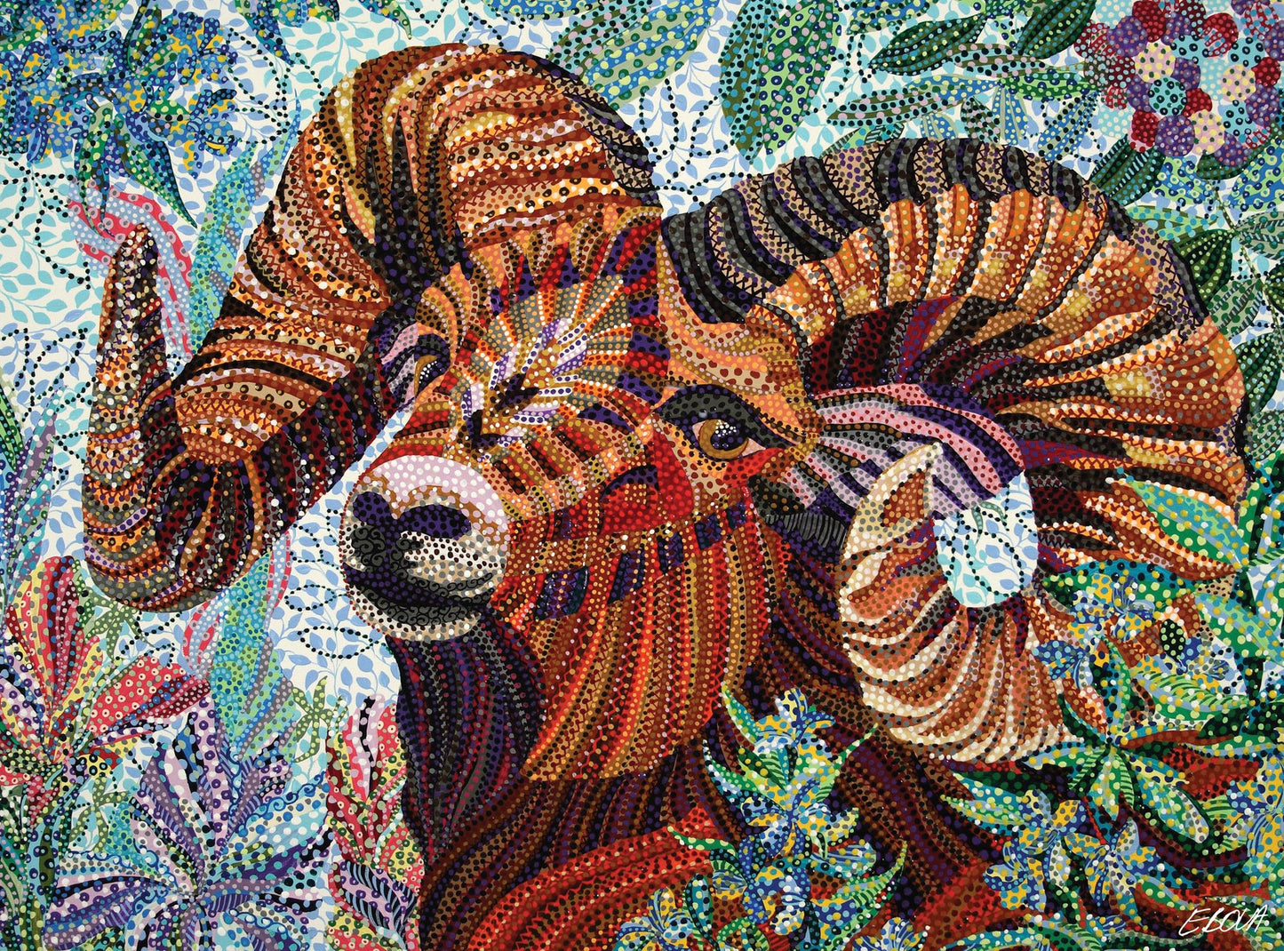 1000 Piece Puzzle Colorful Ram Erika Pochybova