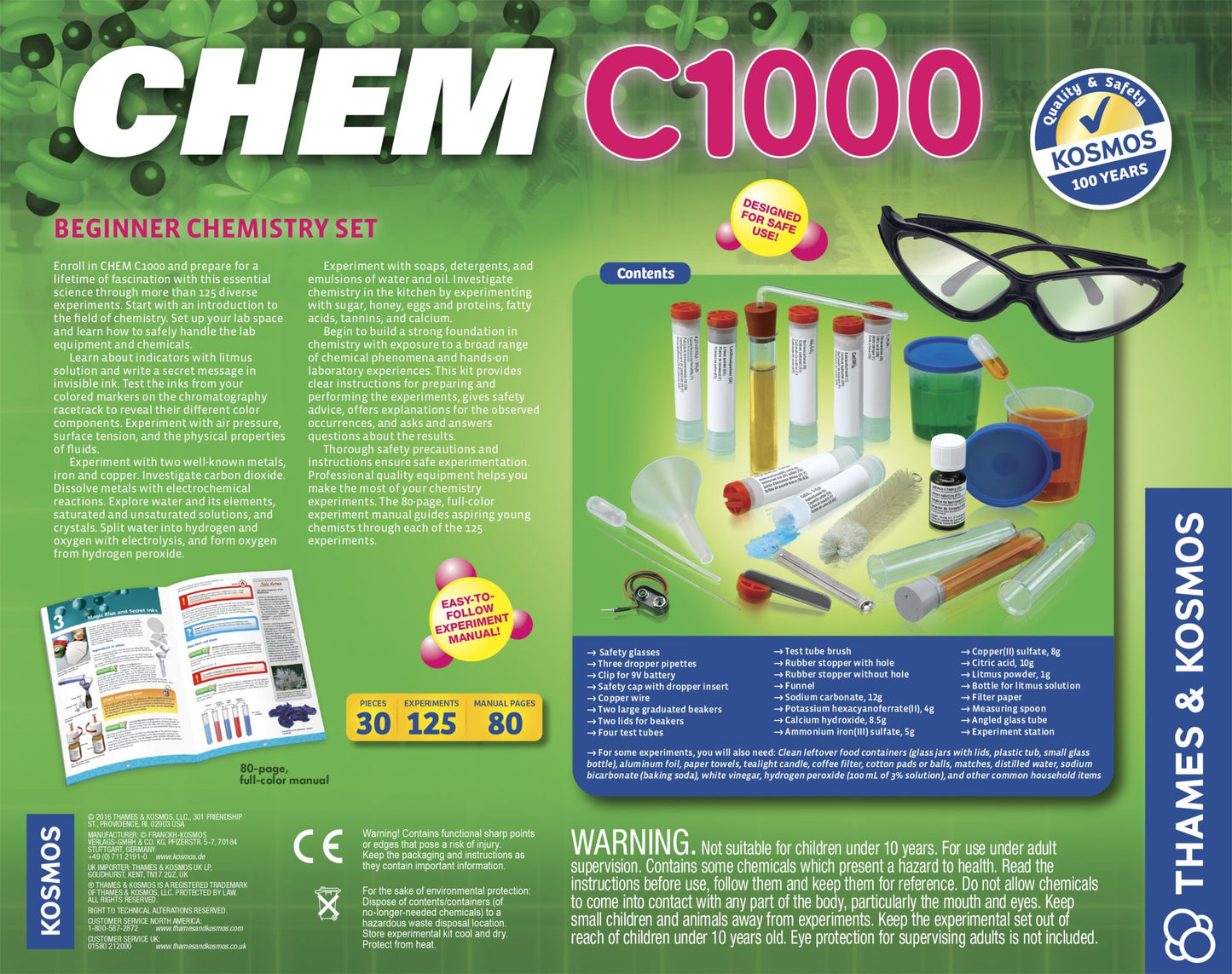 Thames & Kosmos Chemistry CHEM C1000 (2011 Edition)