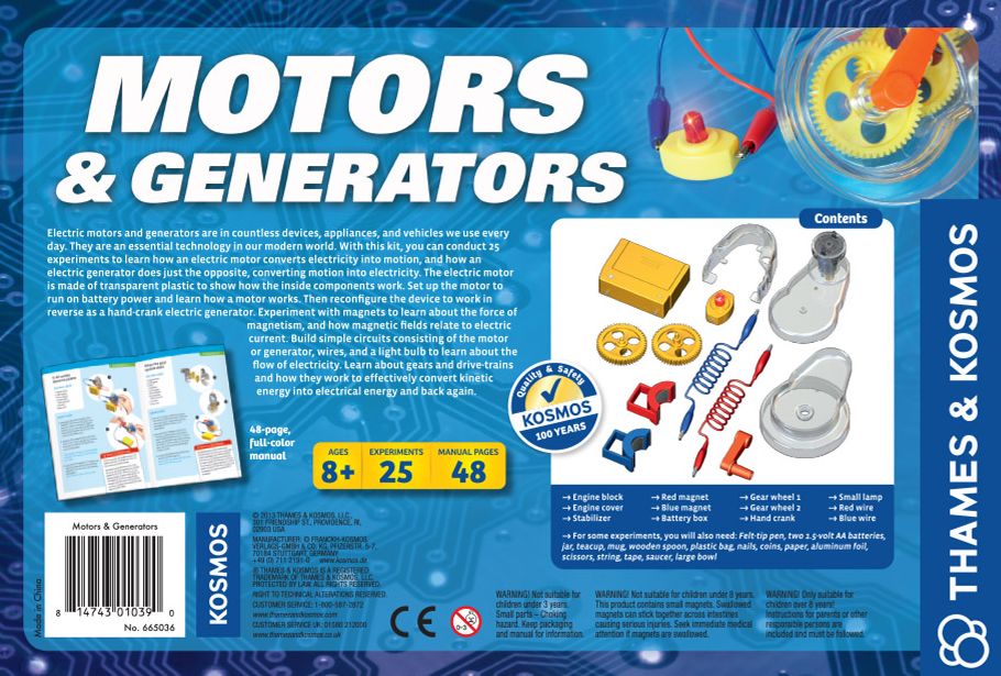 Motors & Generators Experiments