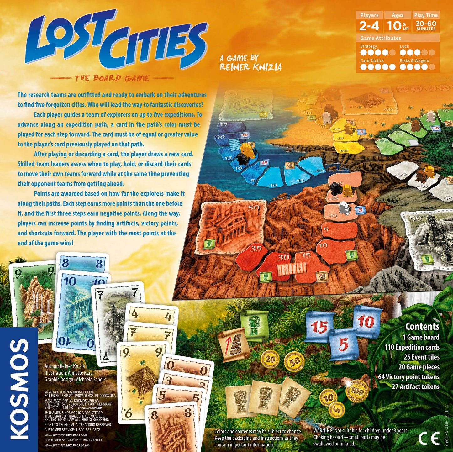 Lost Cities Board Game