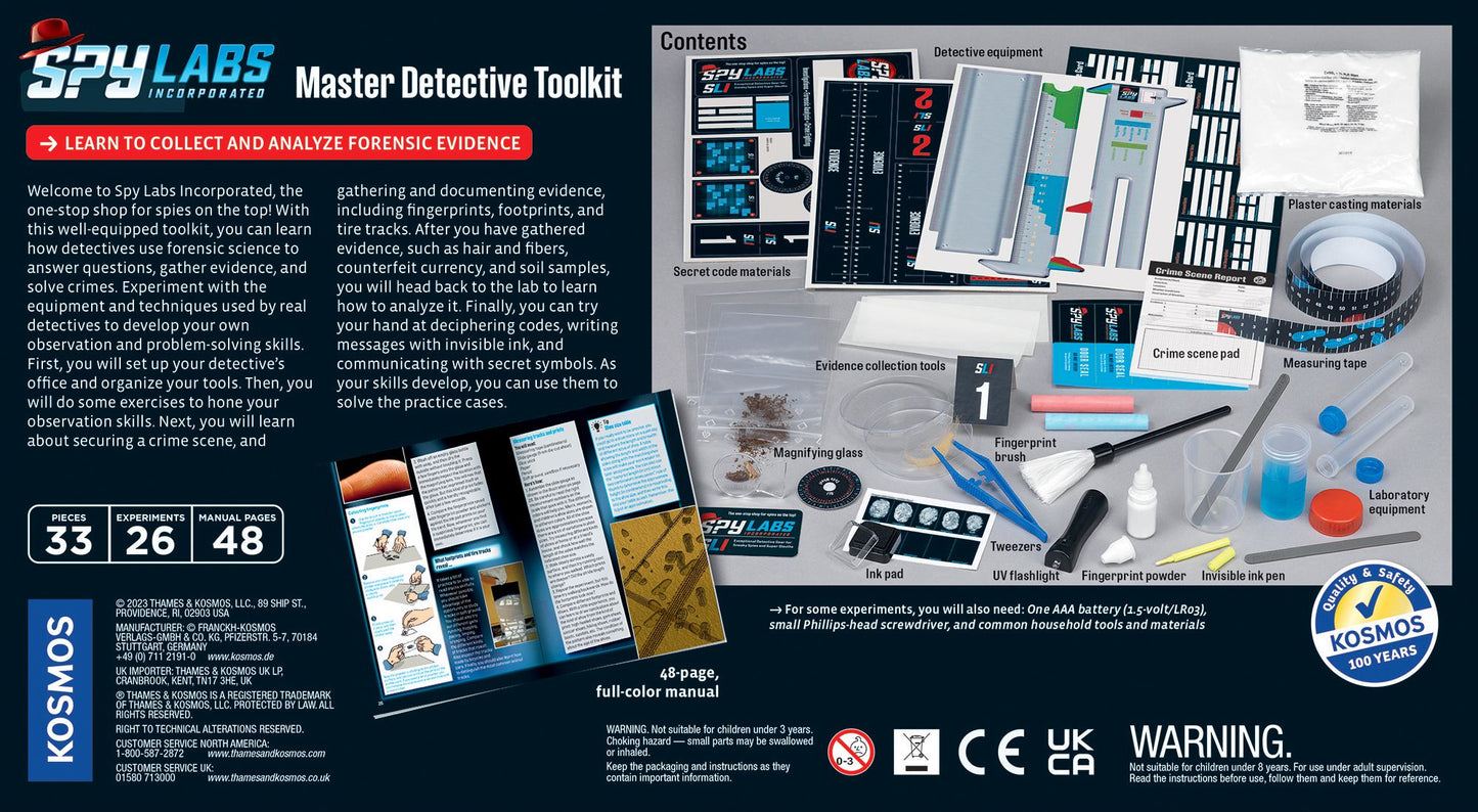 Spy Labs : Master Detective Toolkit