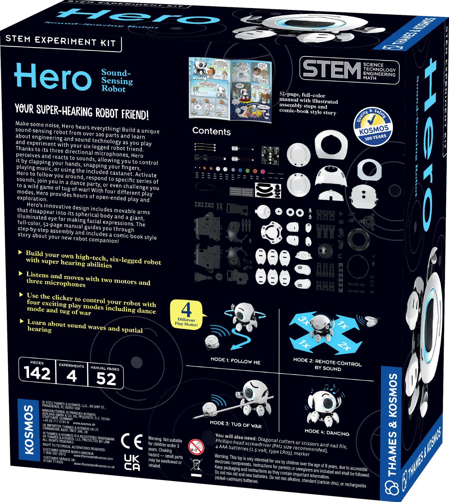 Hero: Sound-Sensing Robot