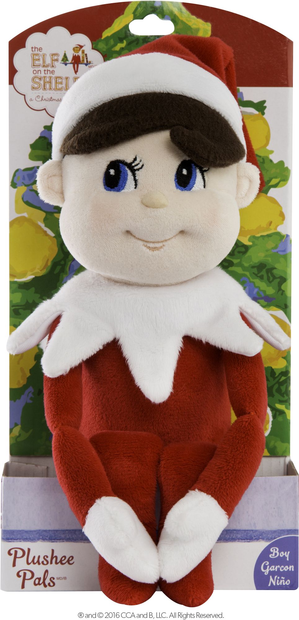Plushee Pal® (Blue-Eyed Boy Scout Elf)