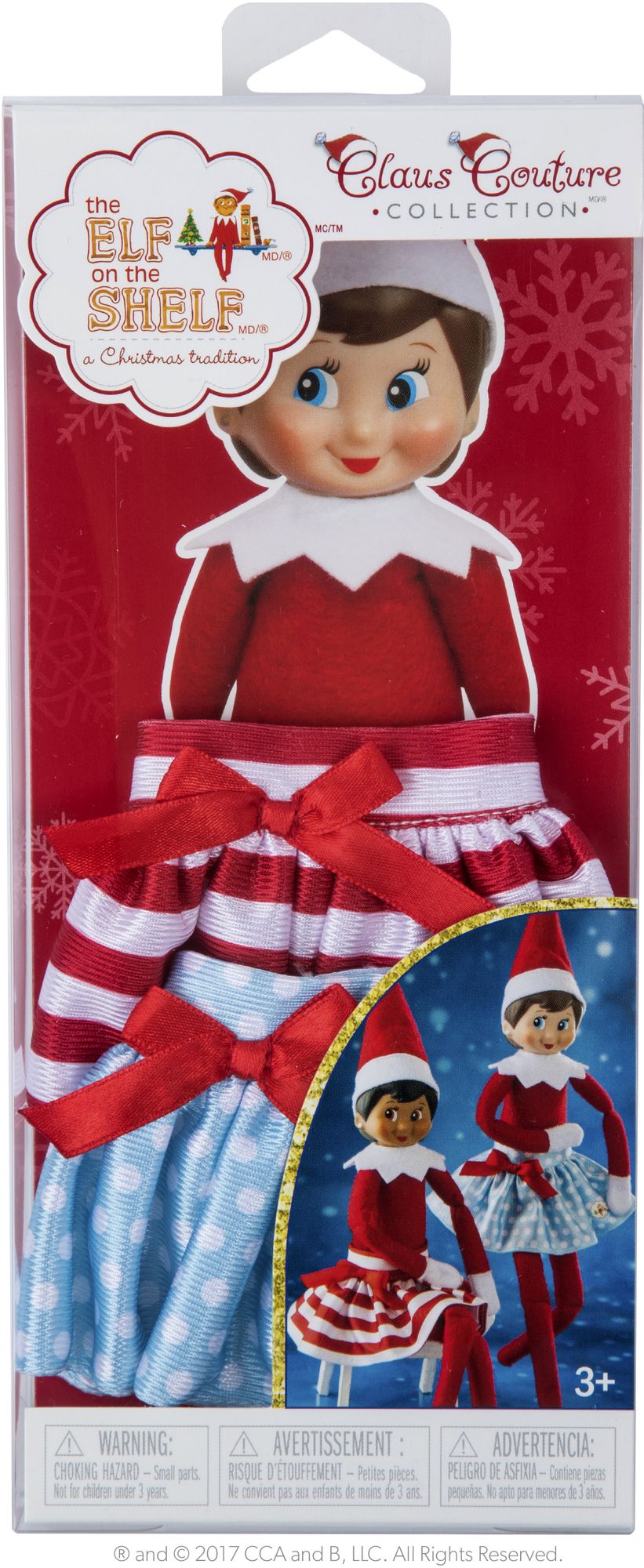 Claus Couture Twirling in the Snow Skirts