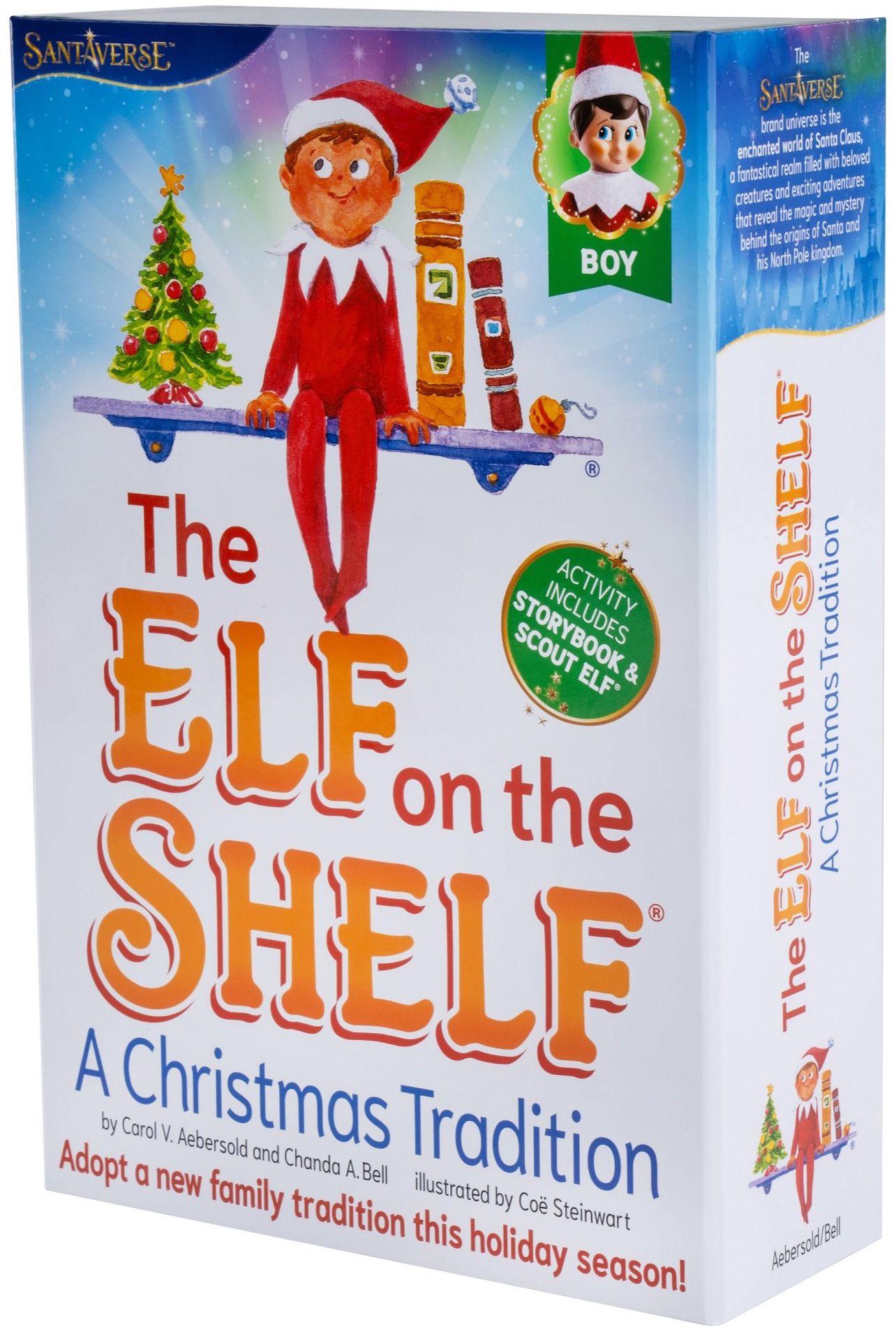 Elf on the Shelf: A Christmas Tradition (includes blue-eyed boy scout elf)