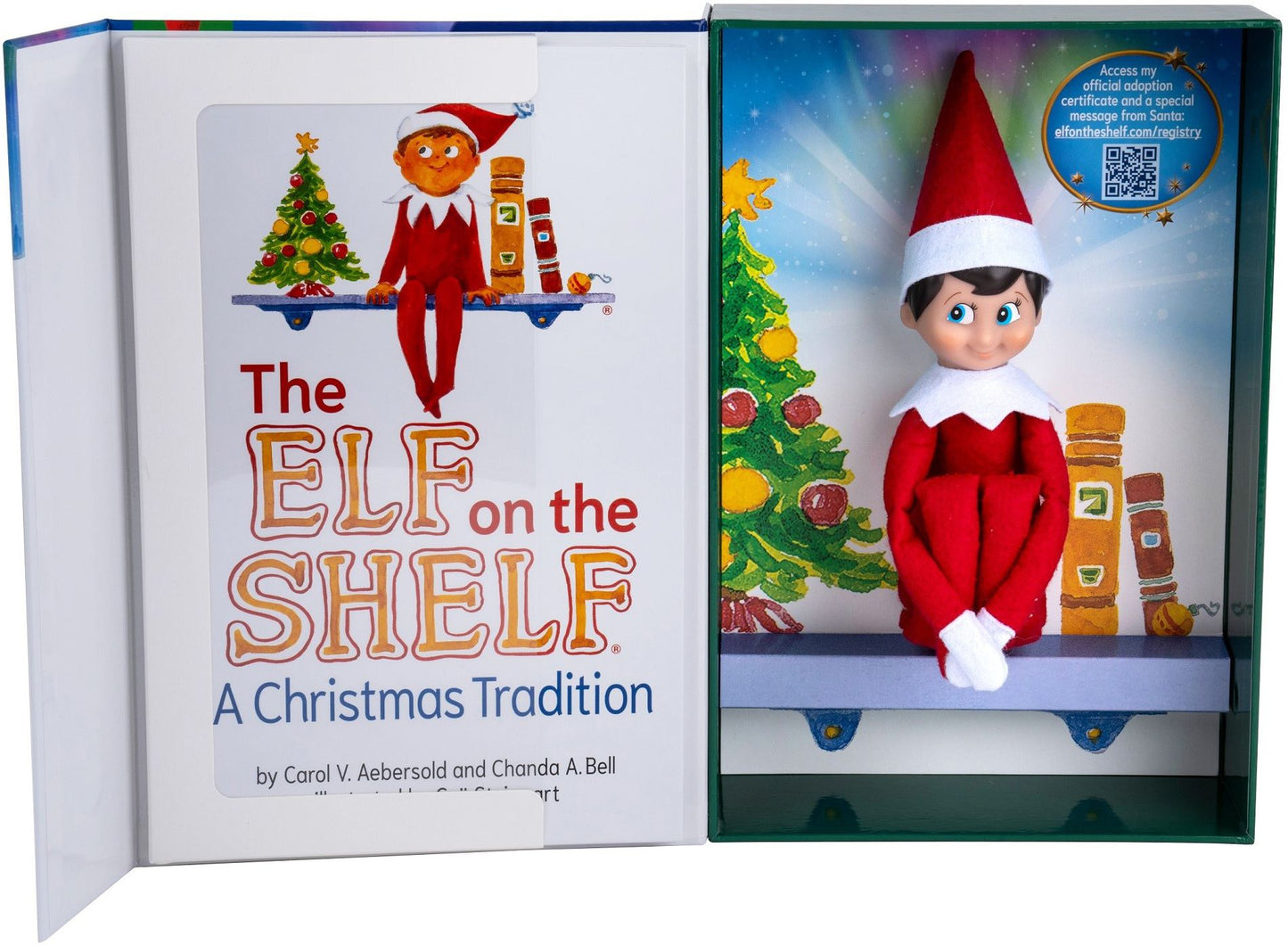 Elf on the Shelf: A Christmas Tradition (includes blue-eyed boy scout elf)