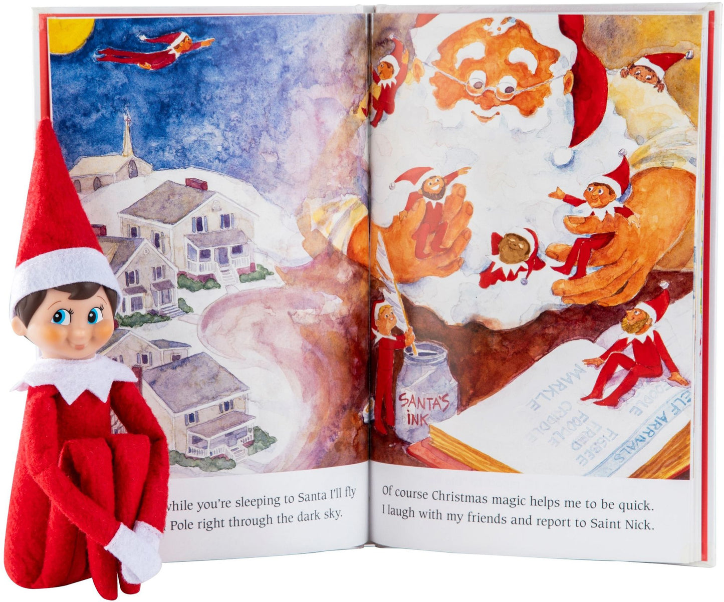 Elf on the Shelf: A Christmas Tradition (includes blue-eyed boy scout elf)