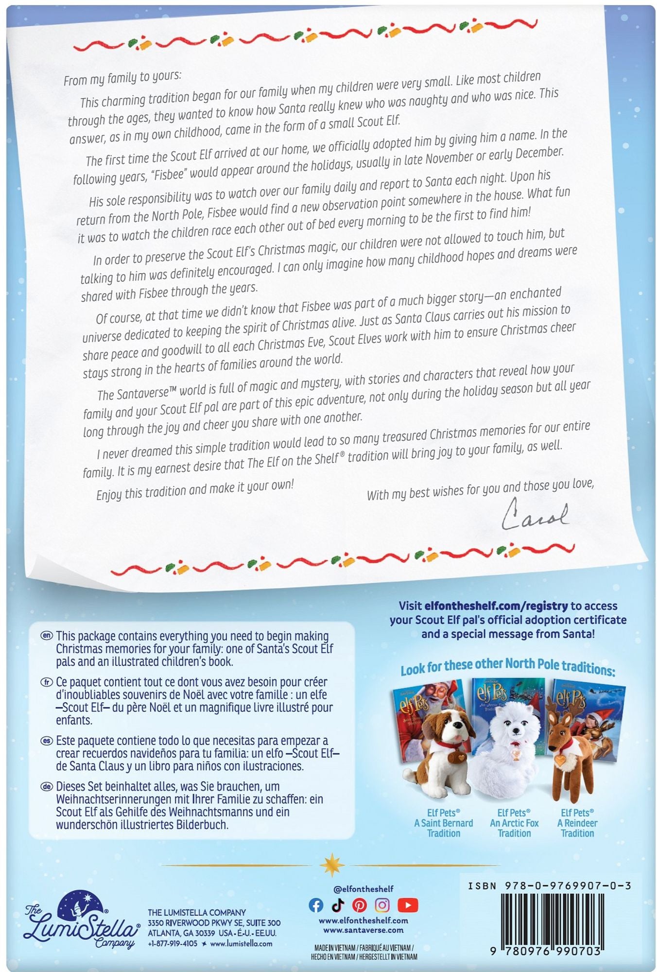 Elf on the Shelf: A Christmas Tradition (includes blue-eyed boy scout elf)