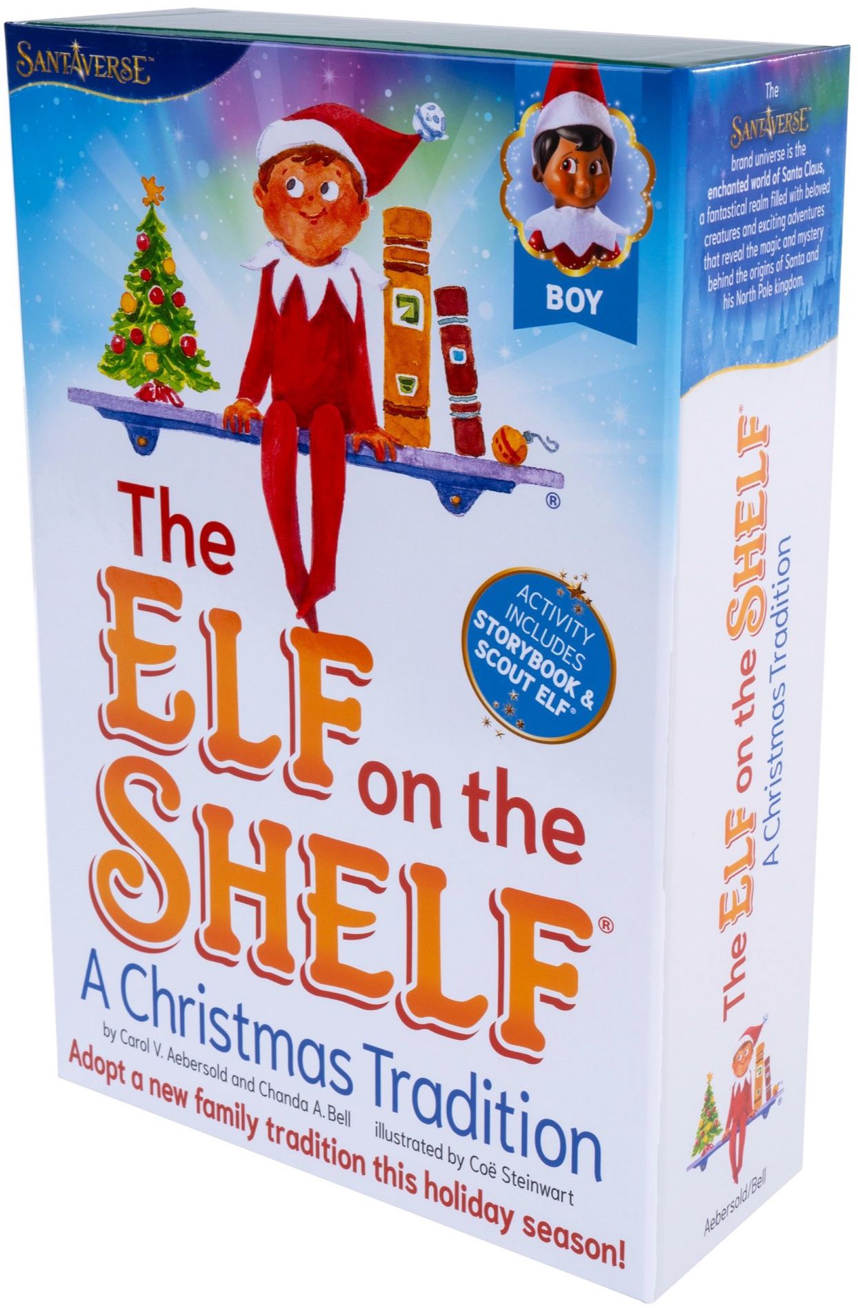 Elf on the Shelf: A Christmas Tradition (includes brown-eyed boy scout elf)
