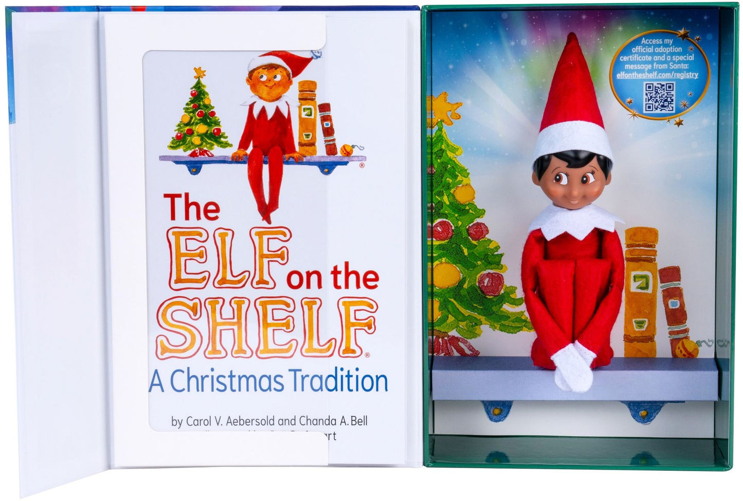 Elf on the Shelf: A Christmas Tradition (includes brown-eyed boy scout elf)