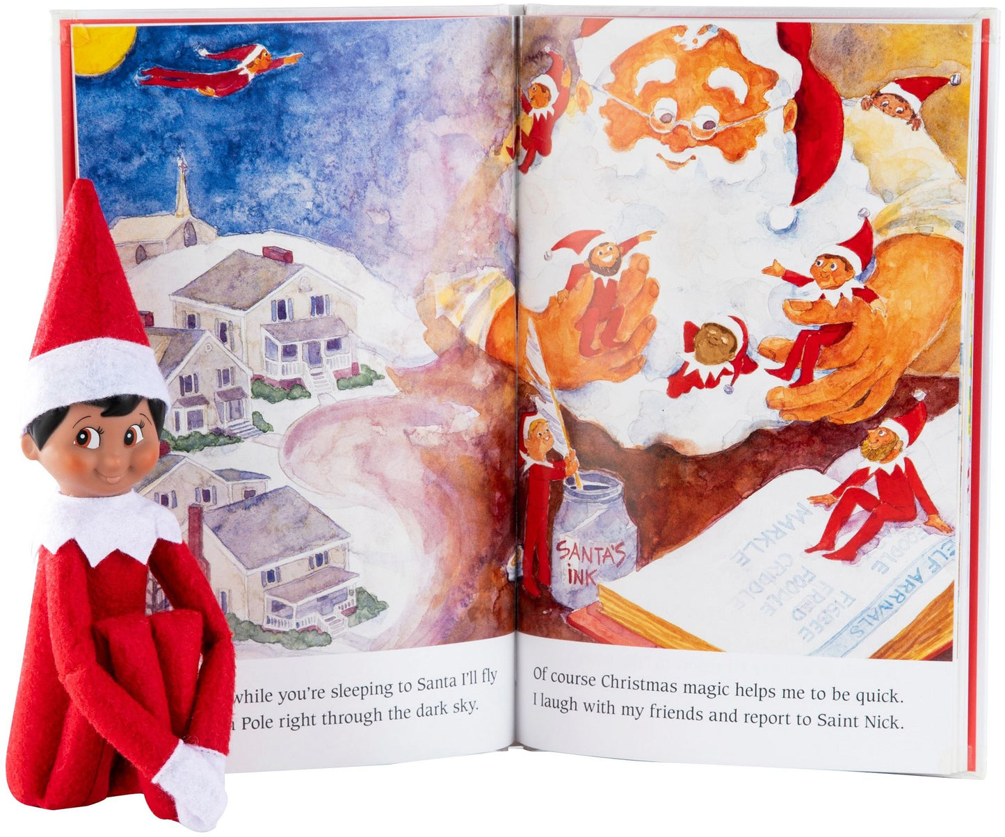 Elf on the Shelf: A Christmas Tradition (includes brown-eyed boy scout elf)
