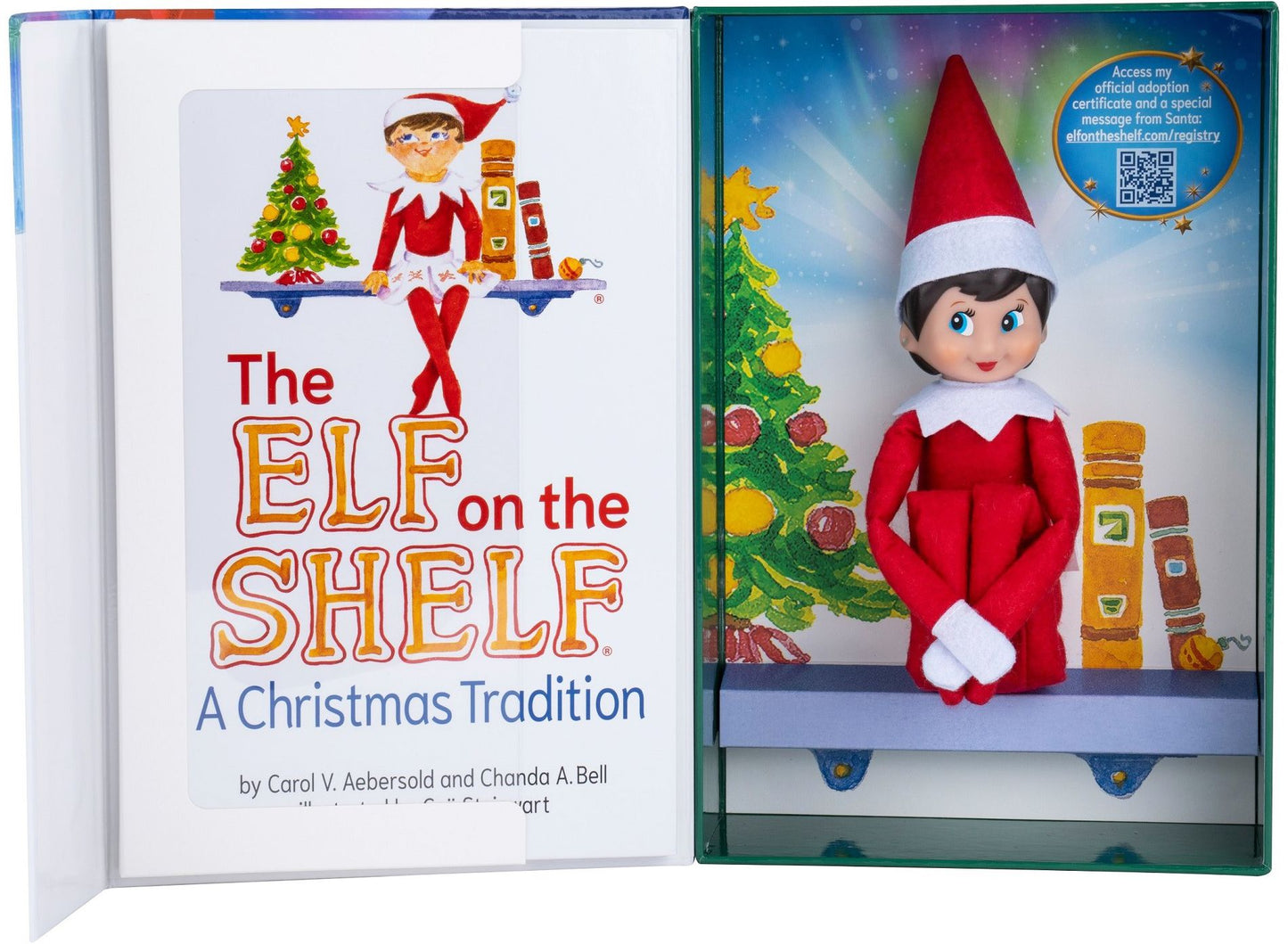 Elf on the Shelf: A Christmas Tradition (includes blue-eyed girl scout elf)