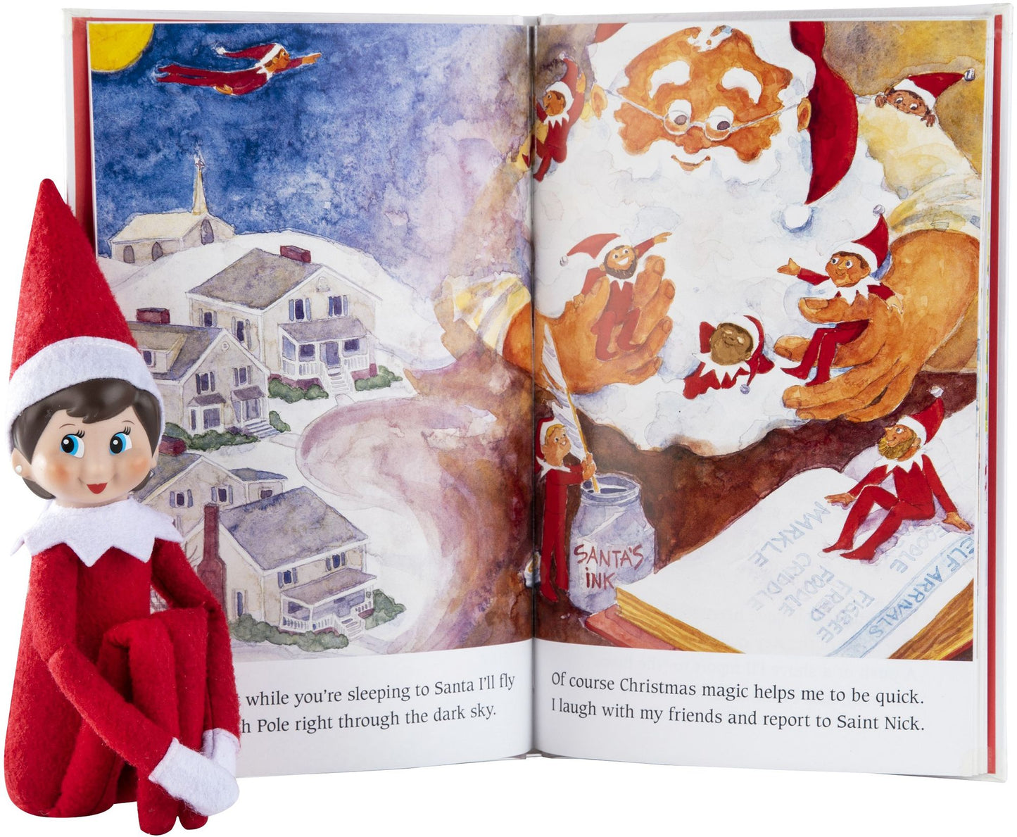 Elf on the Shelf: A Christmas Tradition (includes blue-eyed girl scout elf)