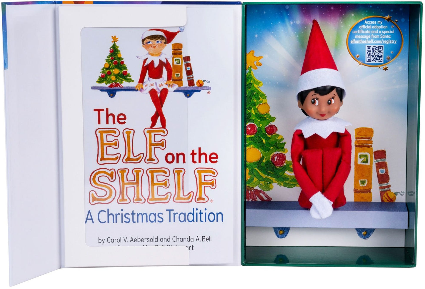 Elf on the Shelf: A Christmas Tradition (includes brown-eyed girl scout elf)