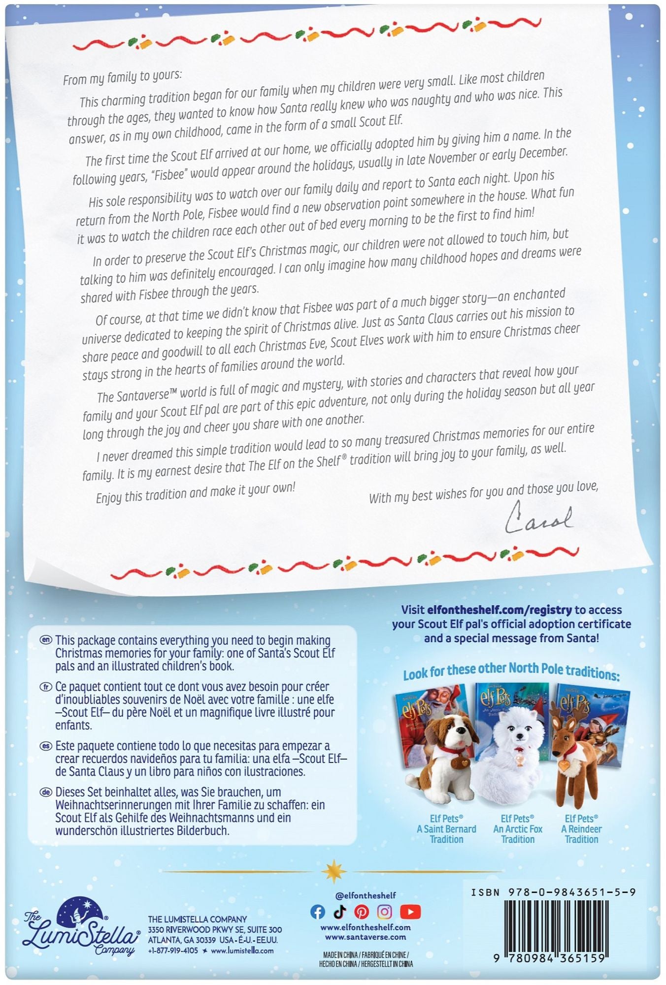 Elf on the Shelf: A Christmas Tradition (includes brown-eyed girl scout elf)