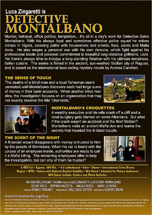 Detective Montalbano: Episodes 7-9 [3 Discs]