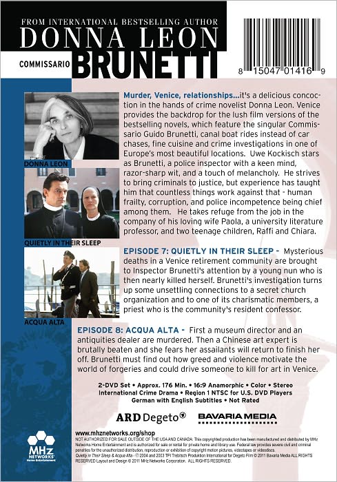 The Commissario Guido Brunetti Mysteries: Quietly in Their Sleep/Acqua Alta