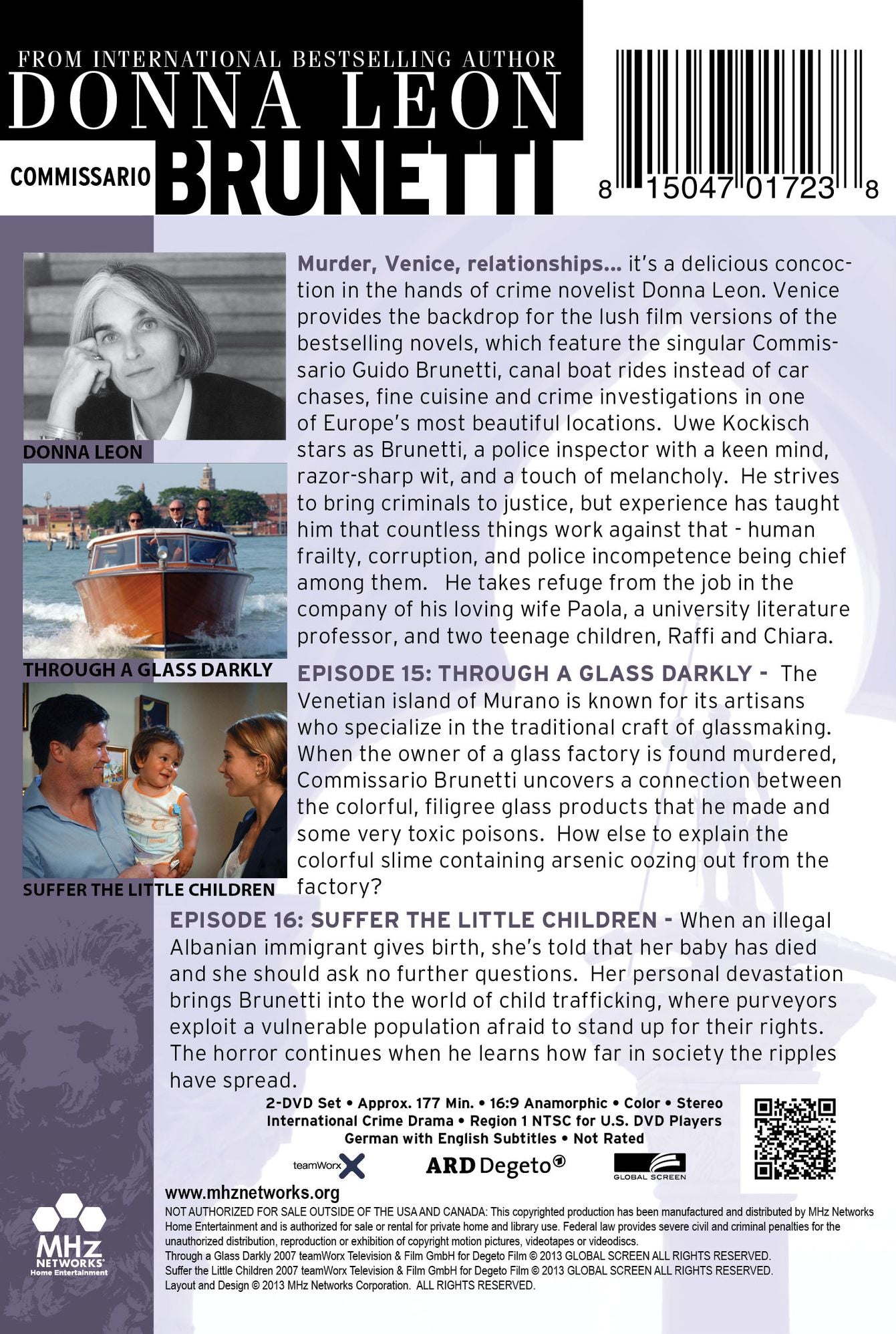 Donna Leon's Commissario Guido Brunetti Mysteries: Episodes 15 & 16 [12 Discs]