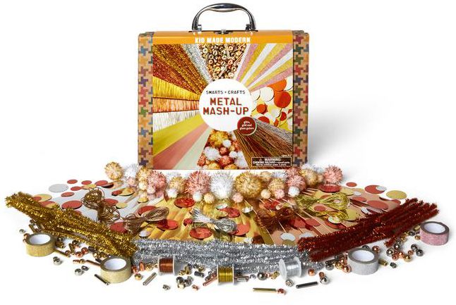 Kid Made Modern Smarts & Crafts Metallic Mash-Up Craft Kit