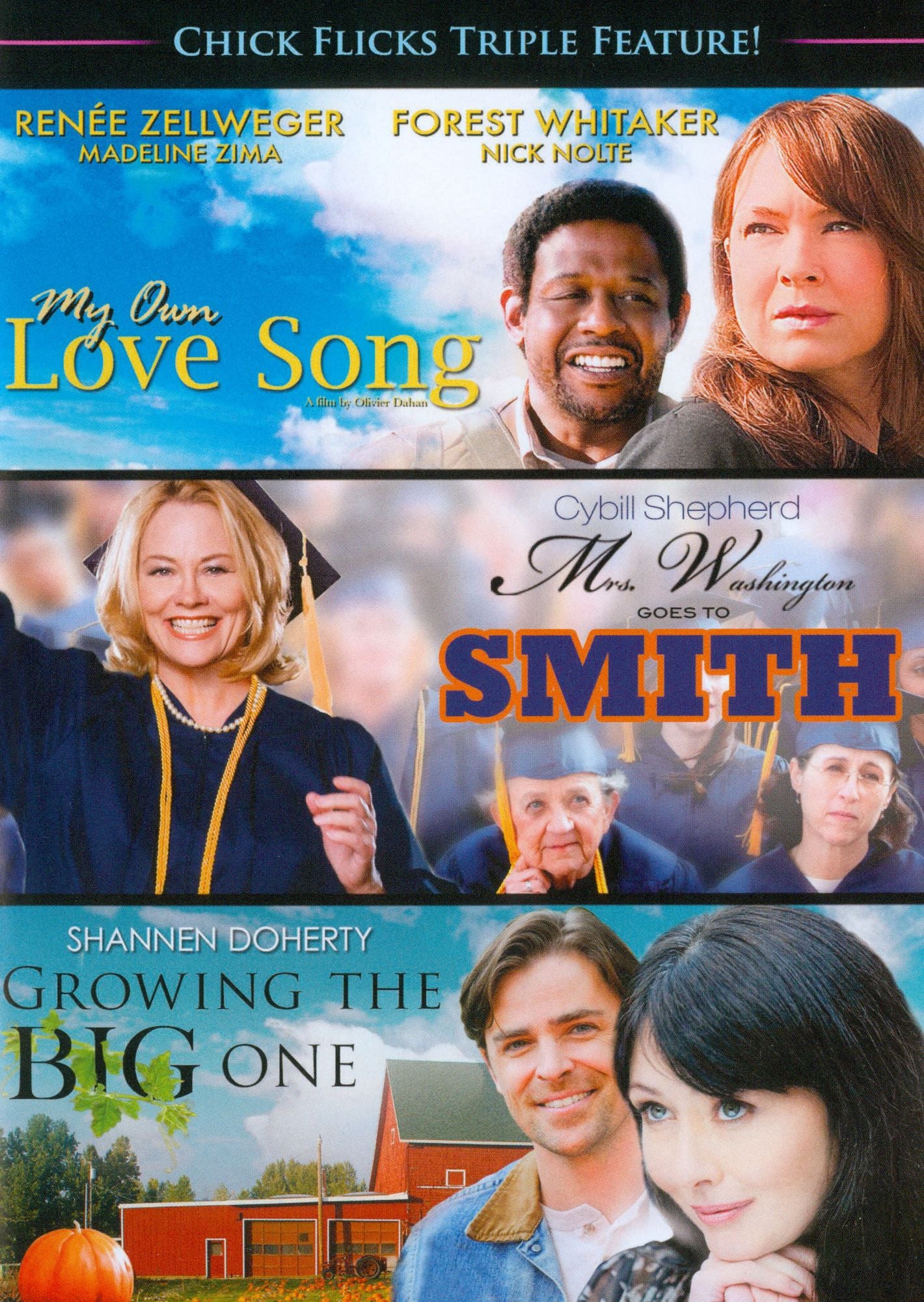 Chick Flick 3 Pack: Growing The Big One/mrs. Washington Goes To Smith/my Own Love Song