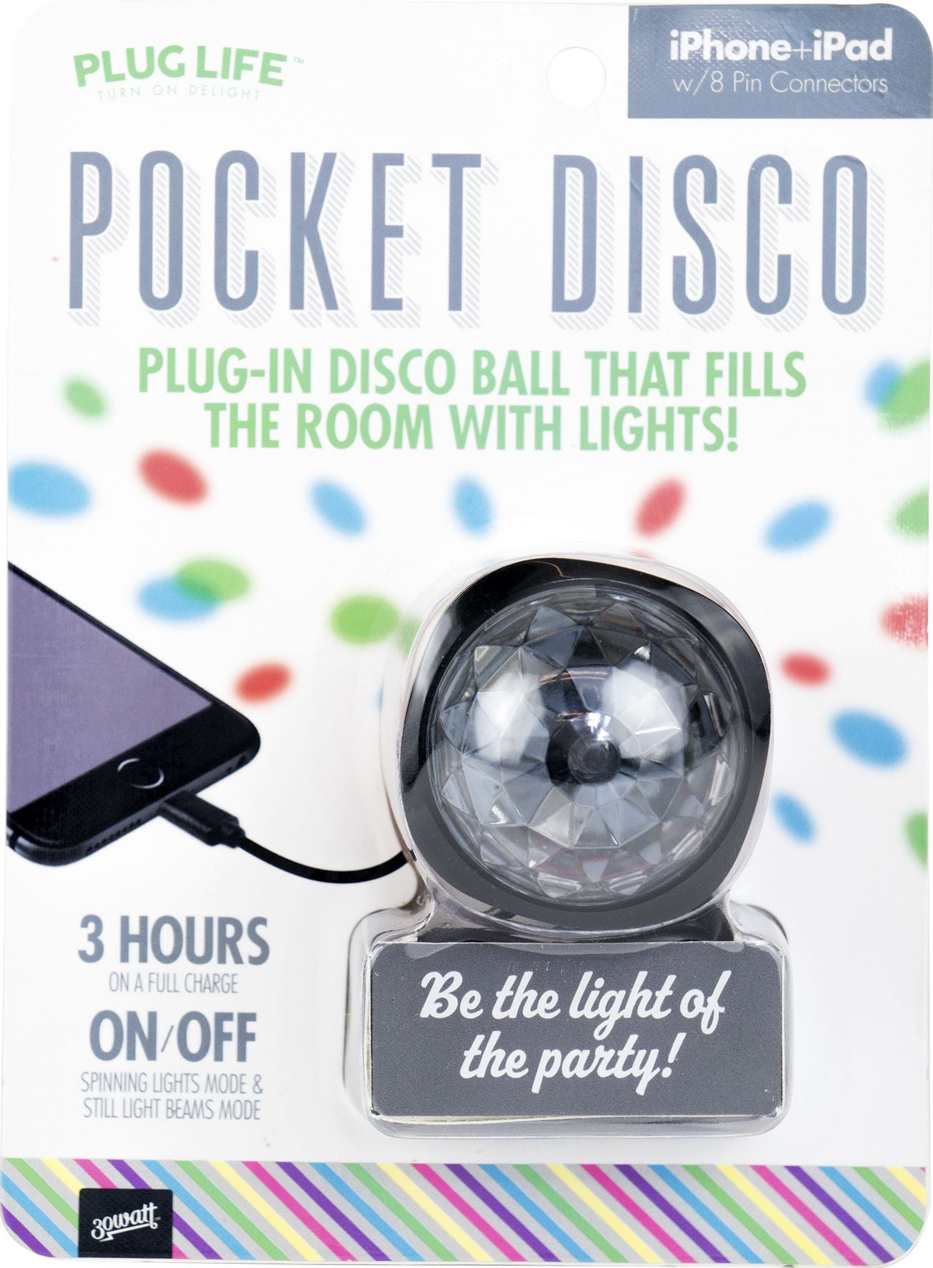 Pocket Disco Ball Black