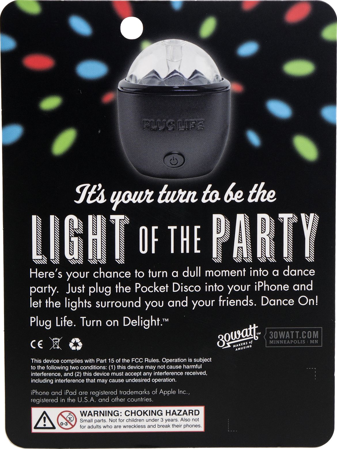 Pocket Disco Ball Black