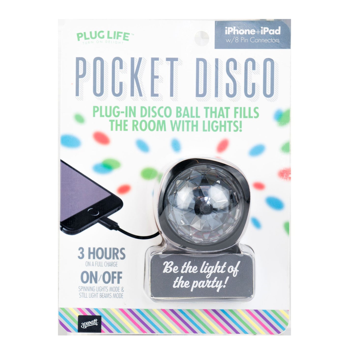 Pocket Disco Ball Black