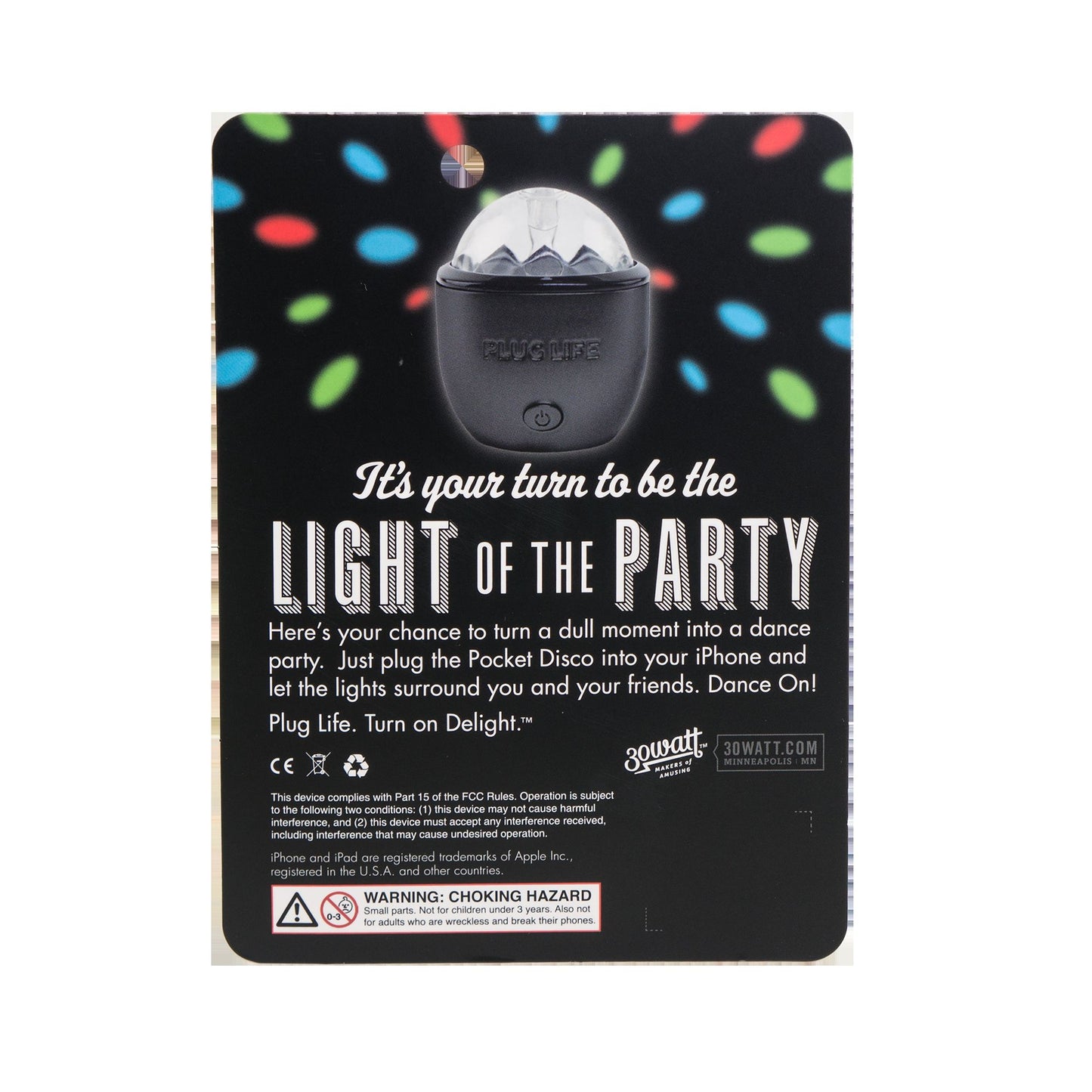 Pocket Disco Ball Black