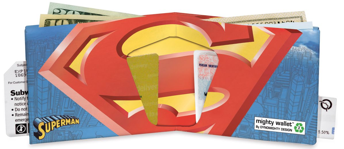 Superman In Flight Mighty Wallet