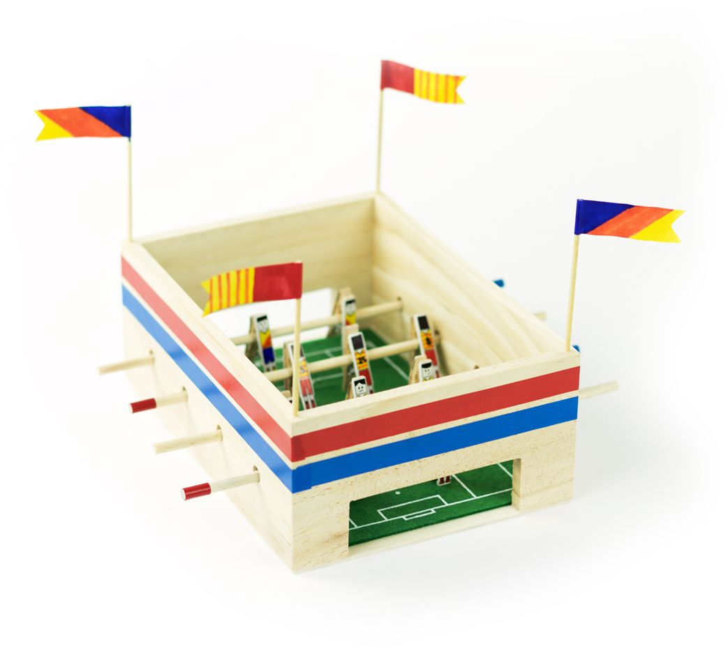 Make a Mini Foosball Table