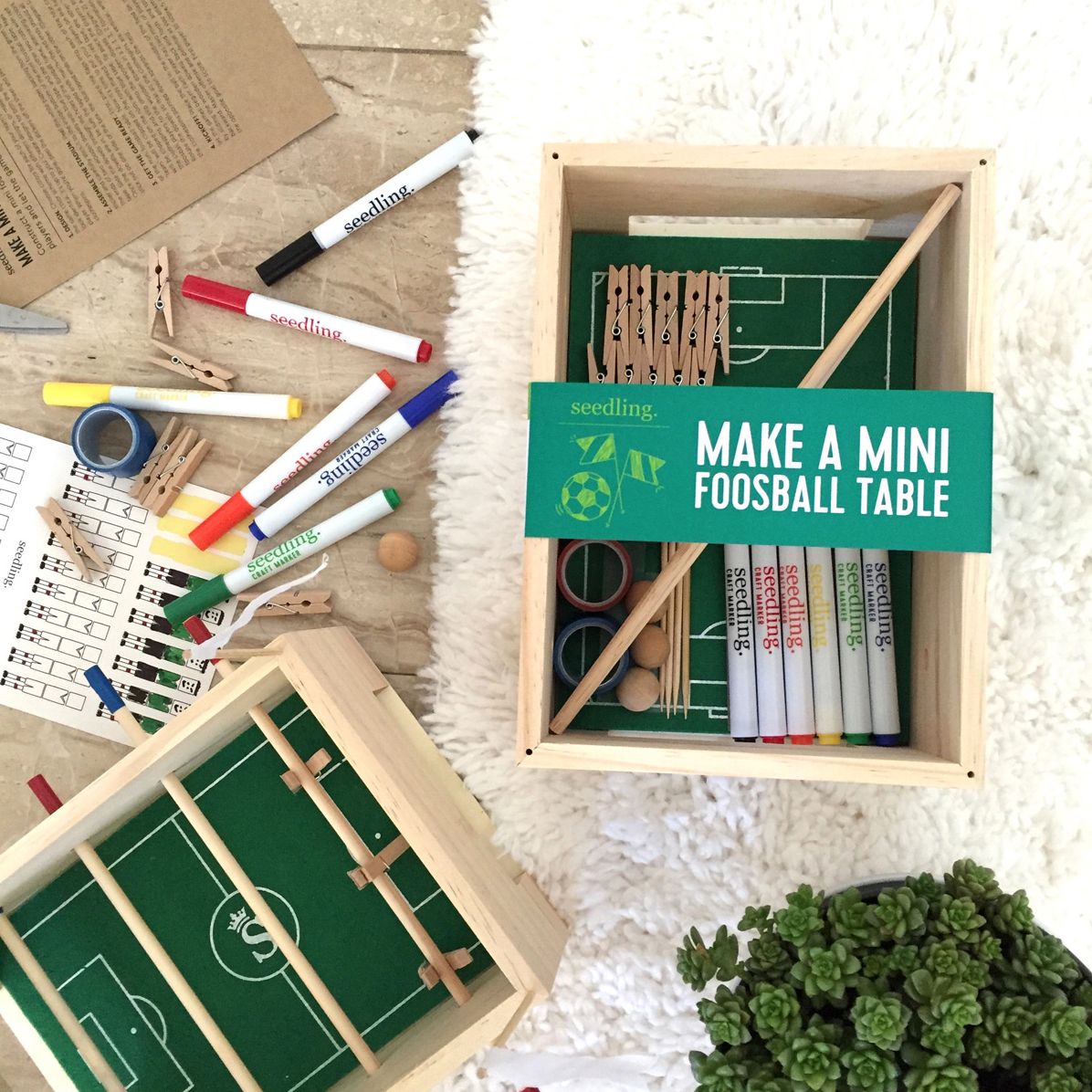 Make a Mini Foosball Table
