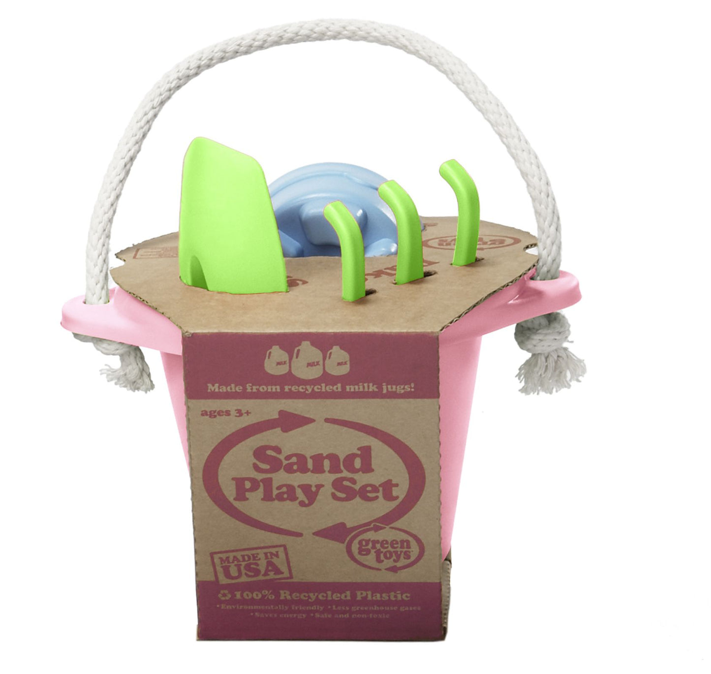 Green Toys Sand Play Set (Pink)