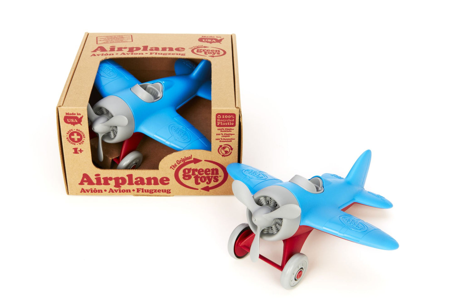 Green Toys Airplane- Blue