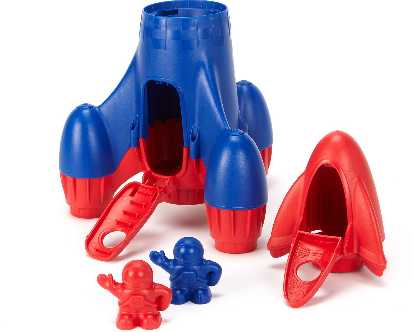 Green Toys Rocket -red