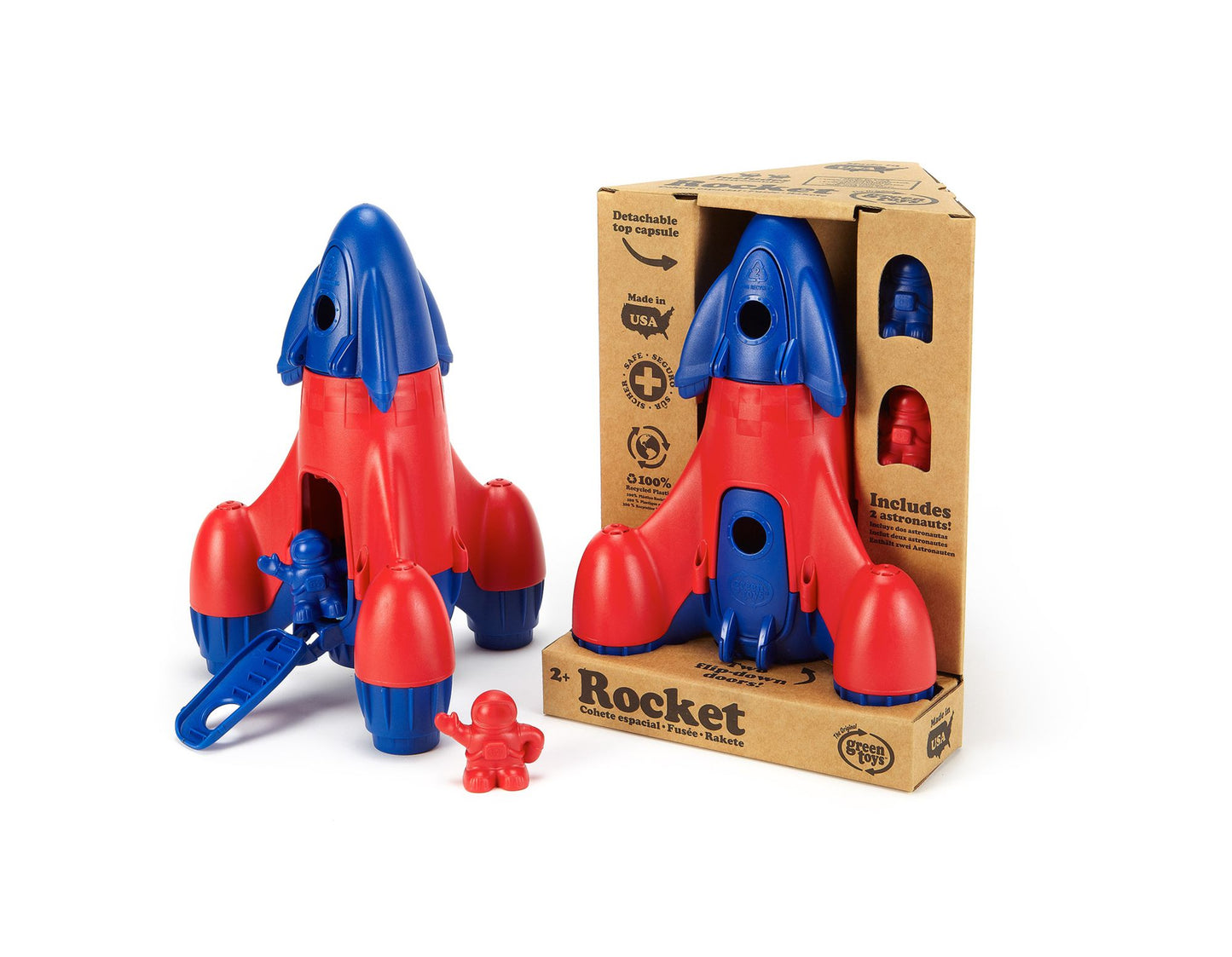 Green Toys Rocket -red