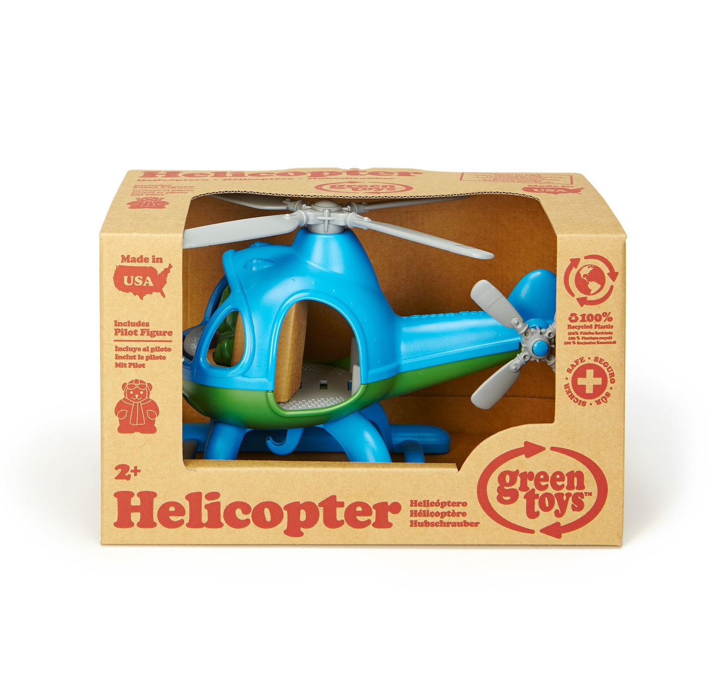 Green Toys Helicopter - Blue