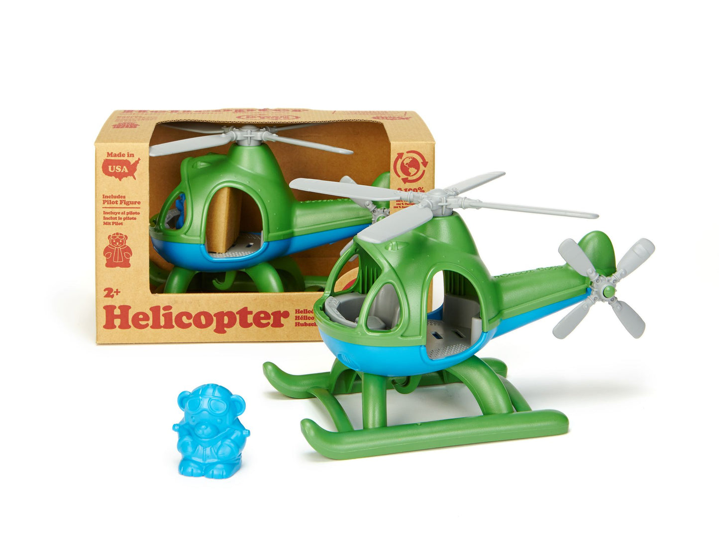 Green Toys Helicopter - Green