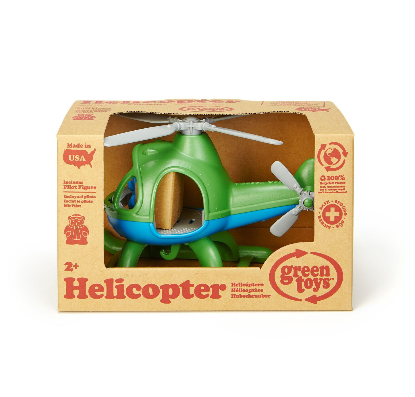 Green Toys Helicopter - Green