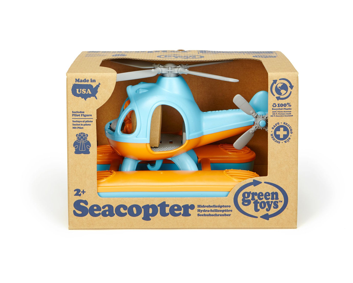 Green Toys Seacopter - Blue