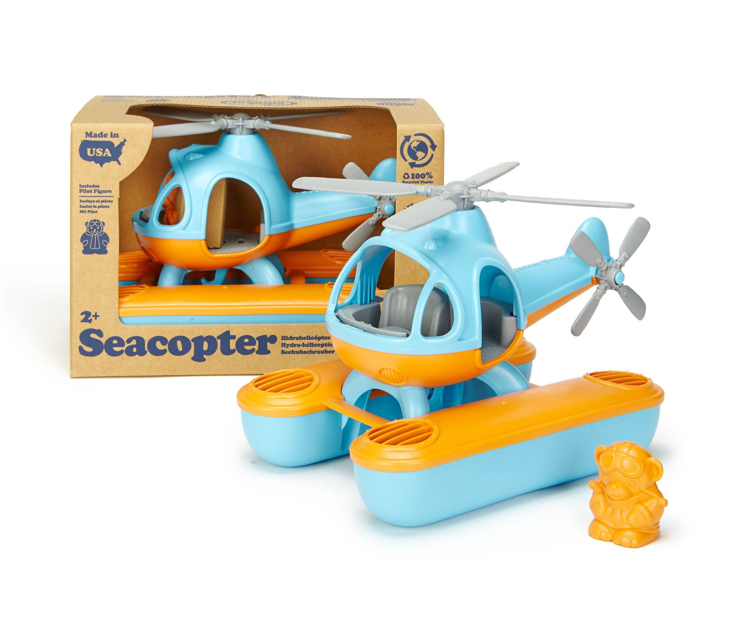 Green Toys Seacopter - Blue